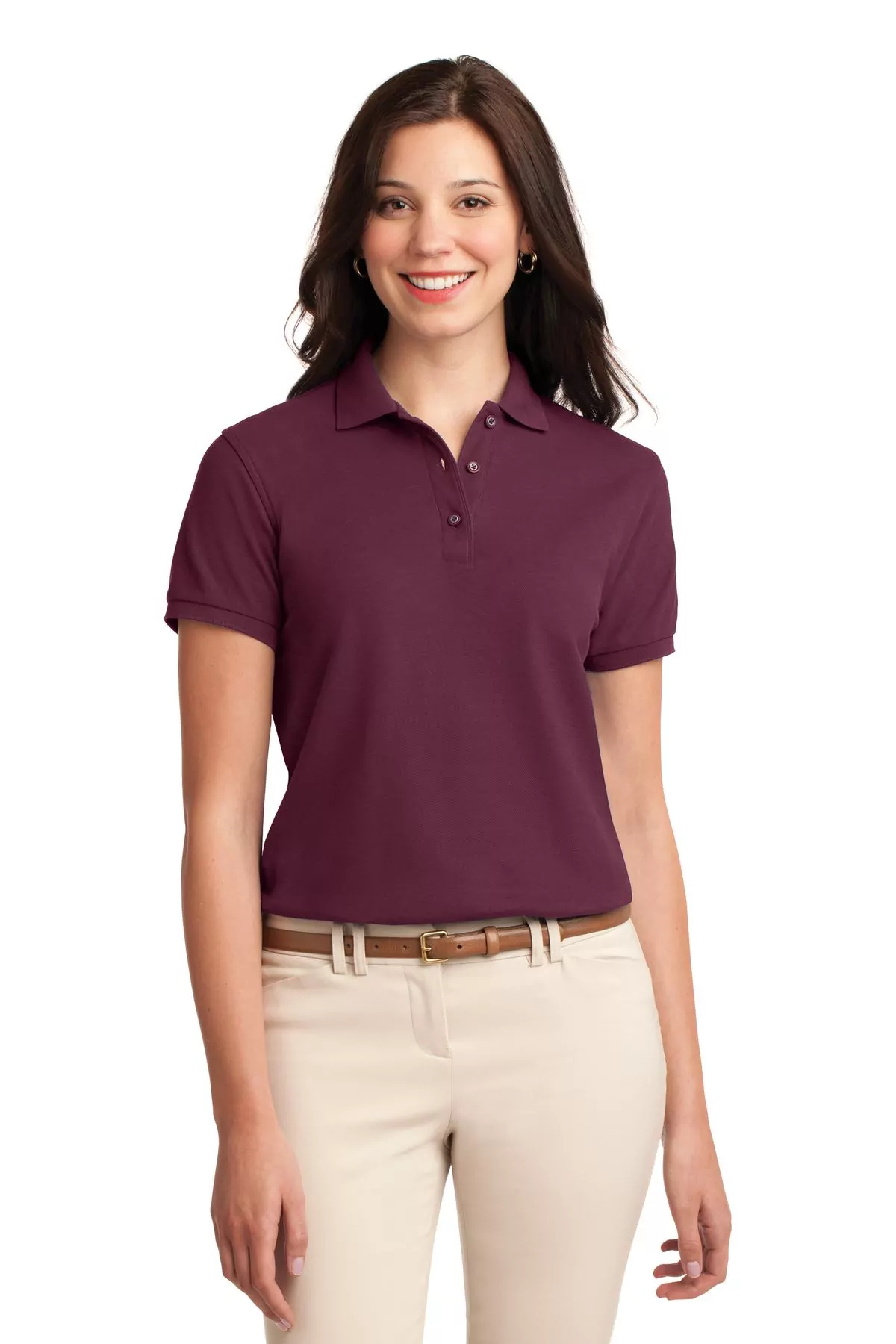 Port Authority ® Ladies Silk Touch Polo. L500 - Image 5