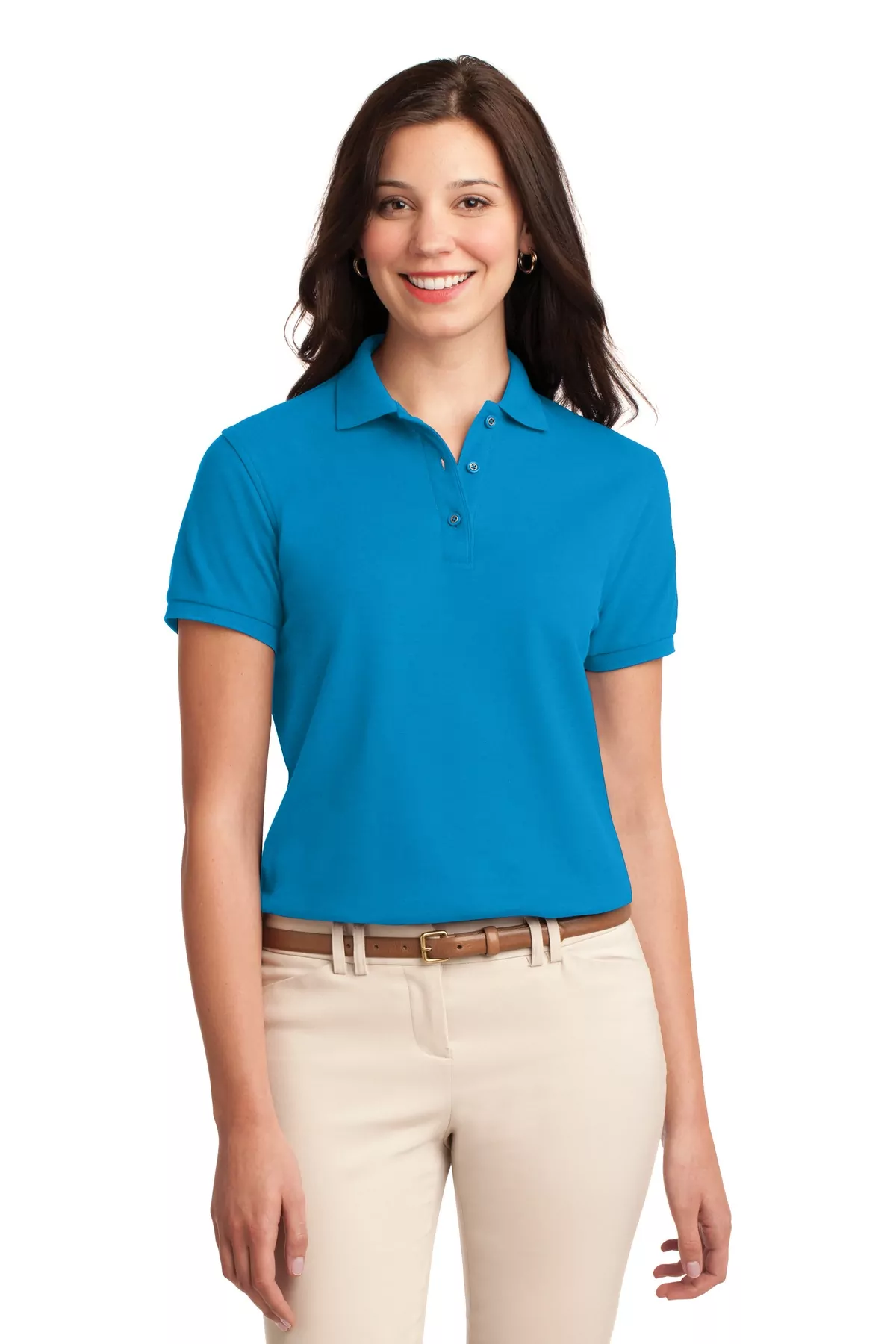 Port Authority ® Ladies Silk Touch Polo. L500 - Image 11