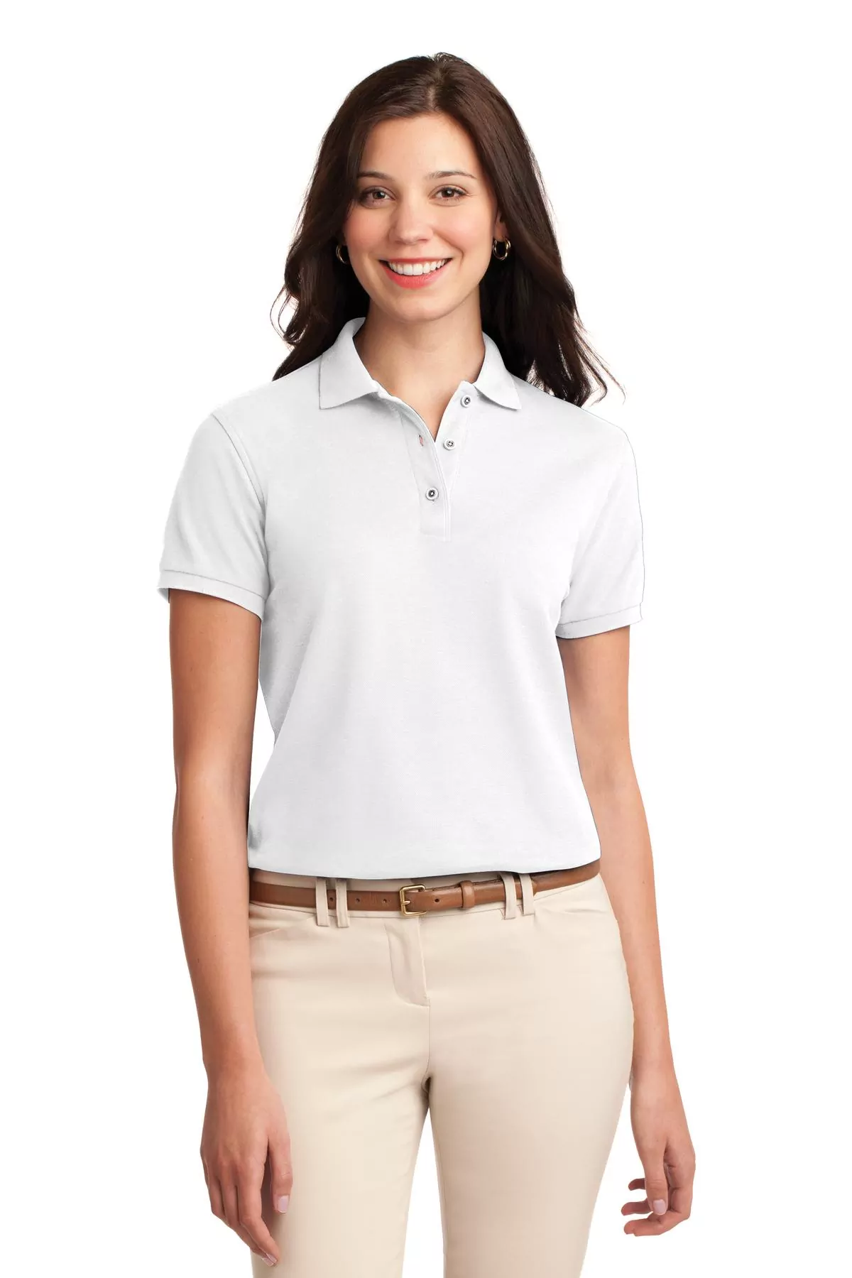 Port Authority ® Ladies Silk Touch Polo. L500 - Image 12