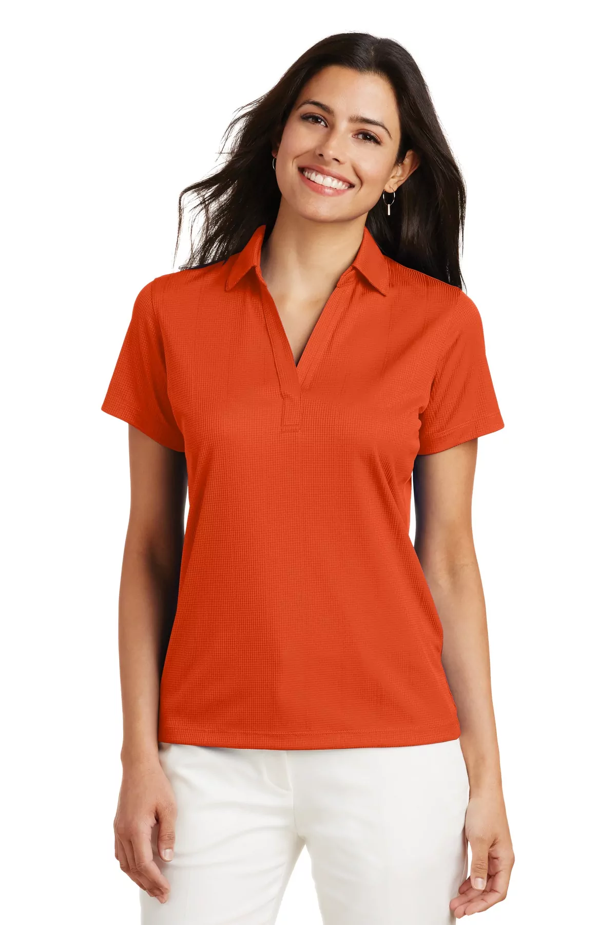 Port Authority ® Ladies Performance Fine Jacquard Polo. L528 - Image 5