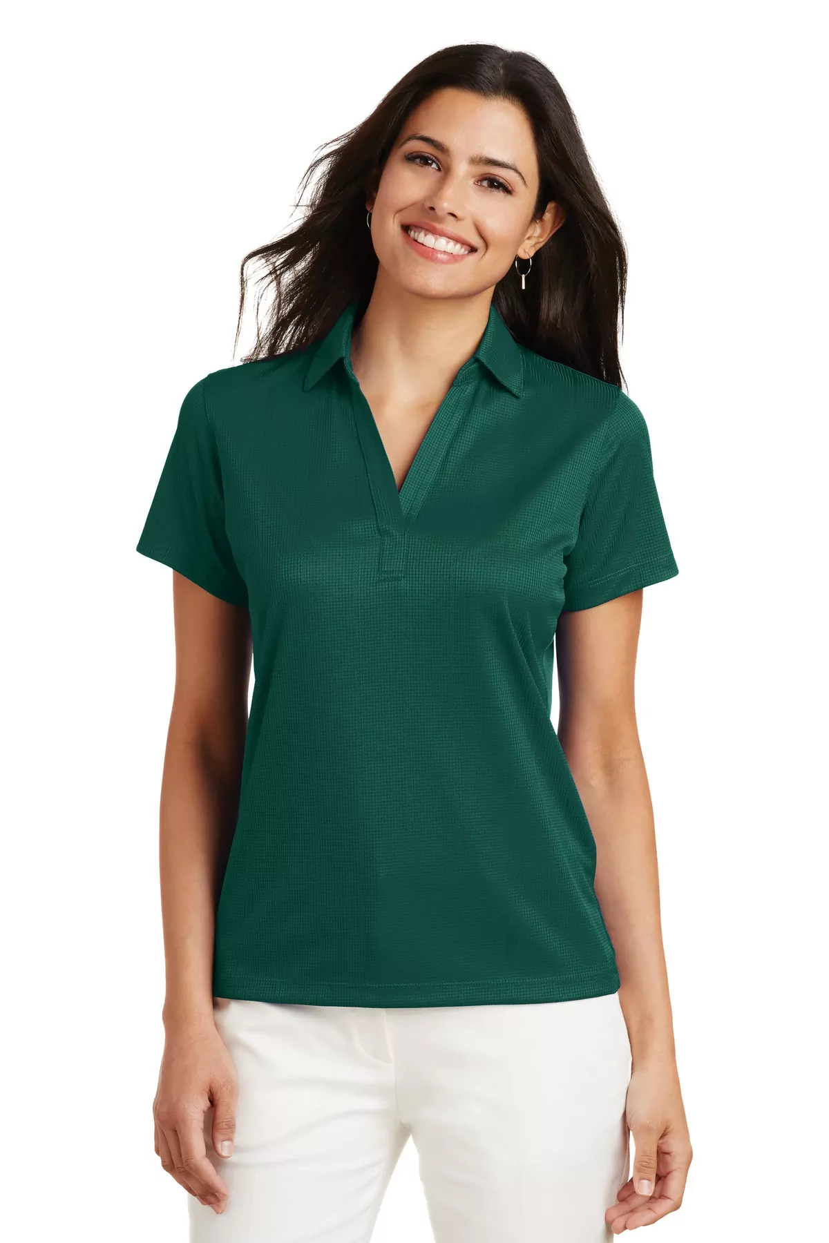 Port Authority ® Ladies Performance Fine Jacquard Polo. L528 - Image 6