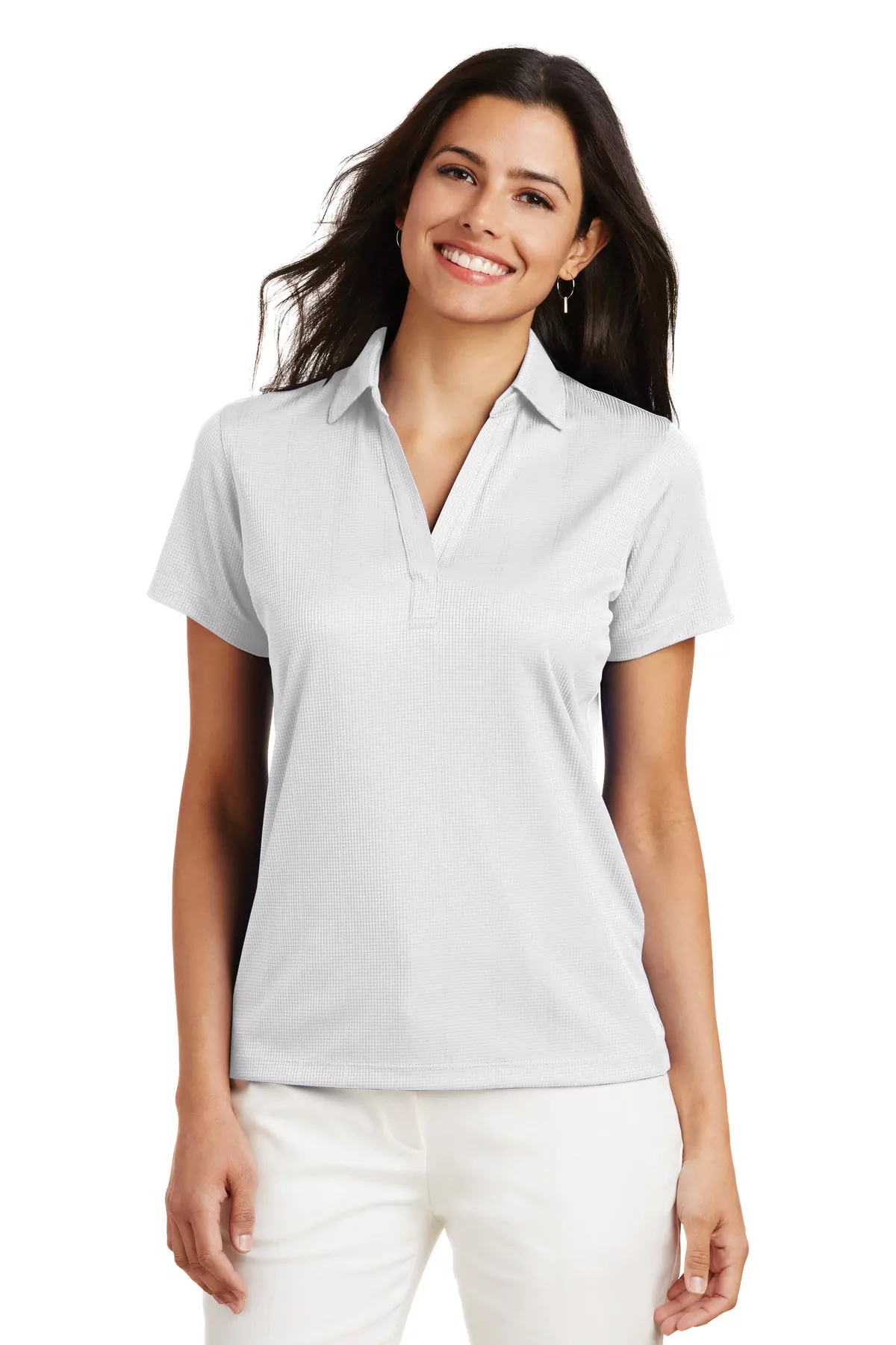 Port Authority ® Ladies Performance Fine Jacquard Polo. L528 - Image 7