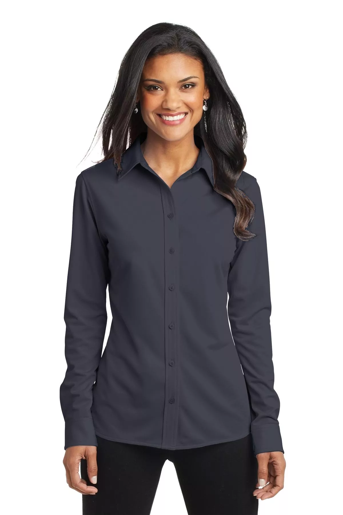 Port Authority ® Ladies Dimension Knit Dress Shirt. L570 - Image 4