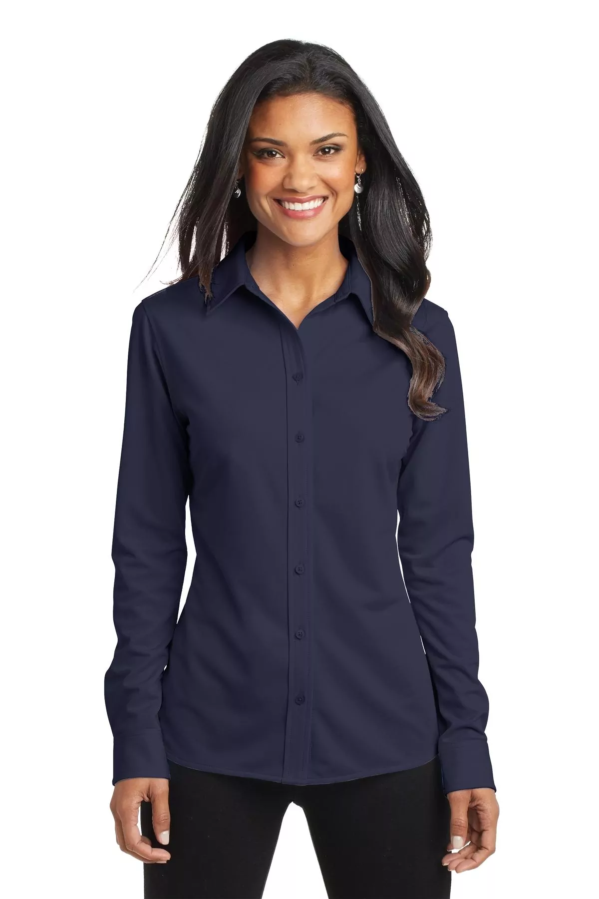 Port Authority ® Ladies Dimension Knit Dress Shirt. L570 - Image 5