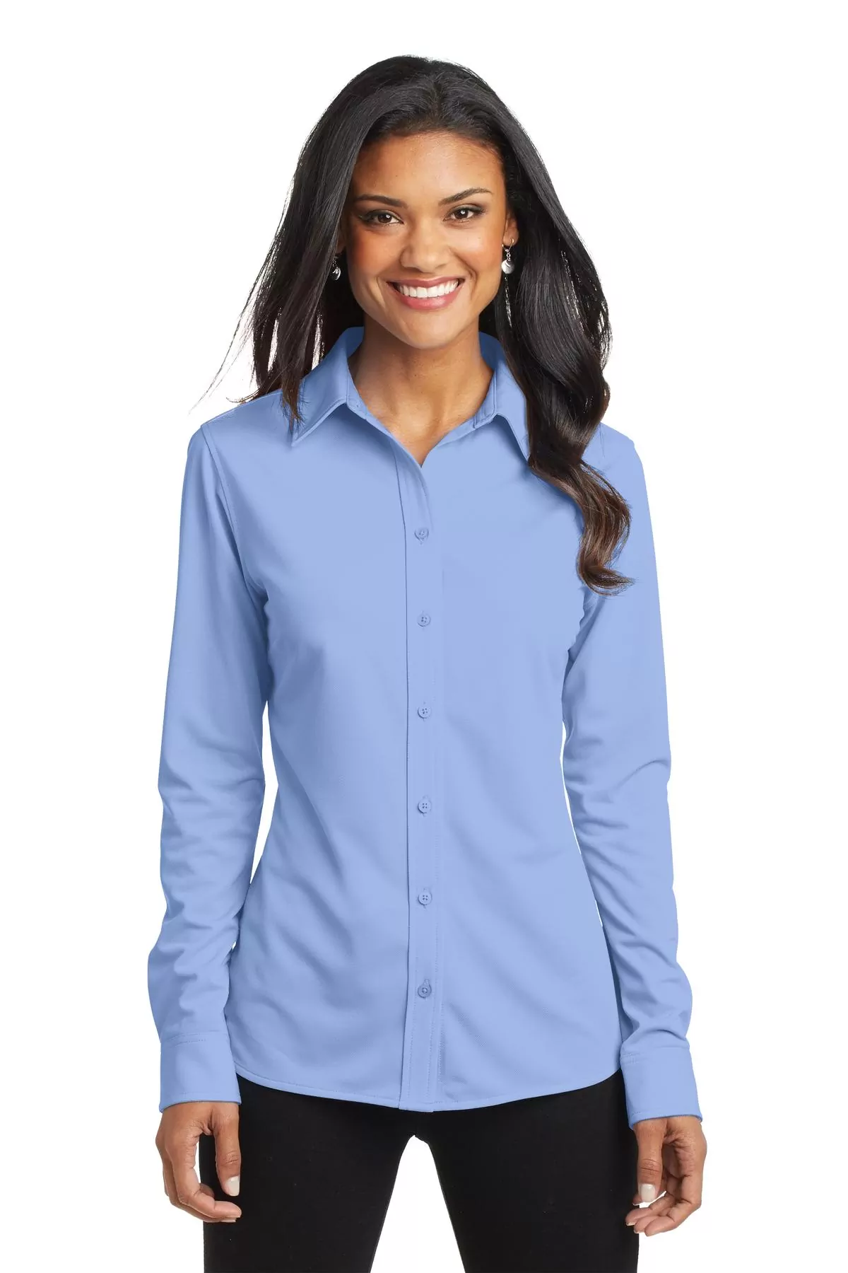 Port Authority ® Ladies Dimension Knit Dress Shirt. L570 - Image 2