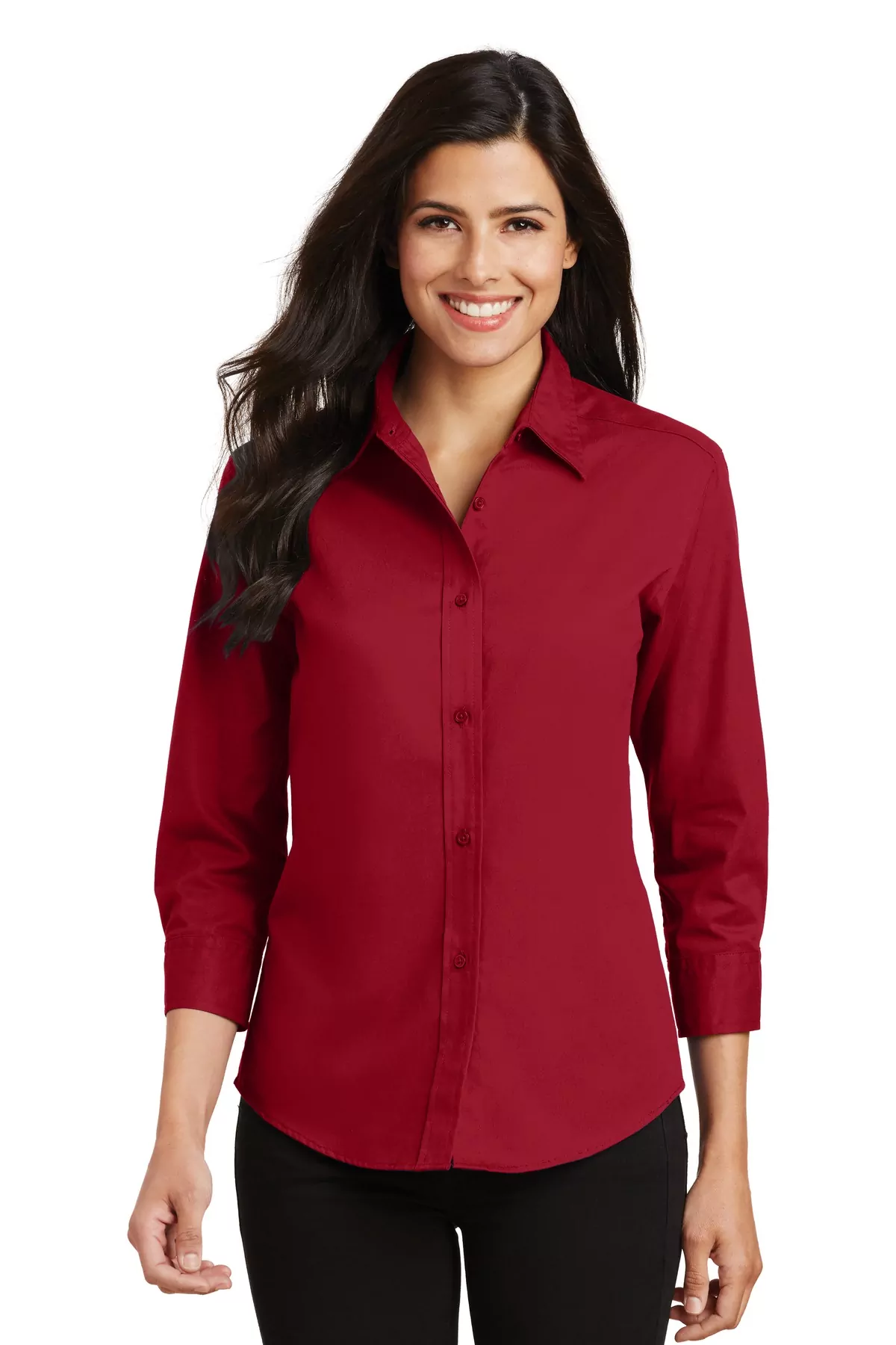 Port Authority ® Ladies 3/4-Sleeve Easy Care Shirt. L612 - Image 3