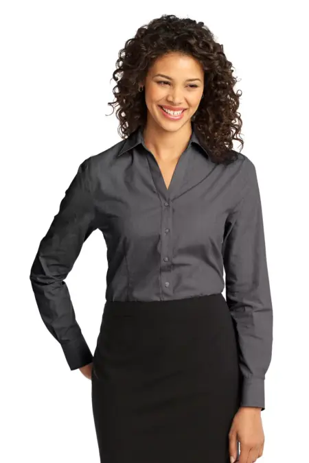 Port Authority ®  Ladies Crosshatch Easy Care Shirt. L640
