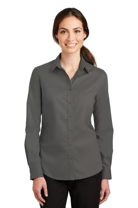 Port Authority ®  Ladies SuperPro   Twill Shirt. L663