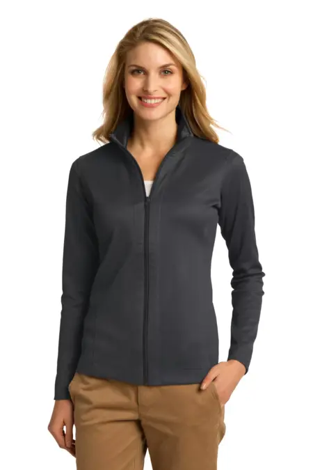 Port Authority ®  Ladies Vertical Texture Full-Zip Jacket. L805