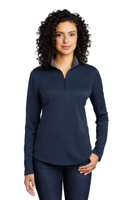Port Authority  ®  Ladies Silk Touch    Performance 1/4-Zip LK584
