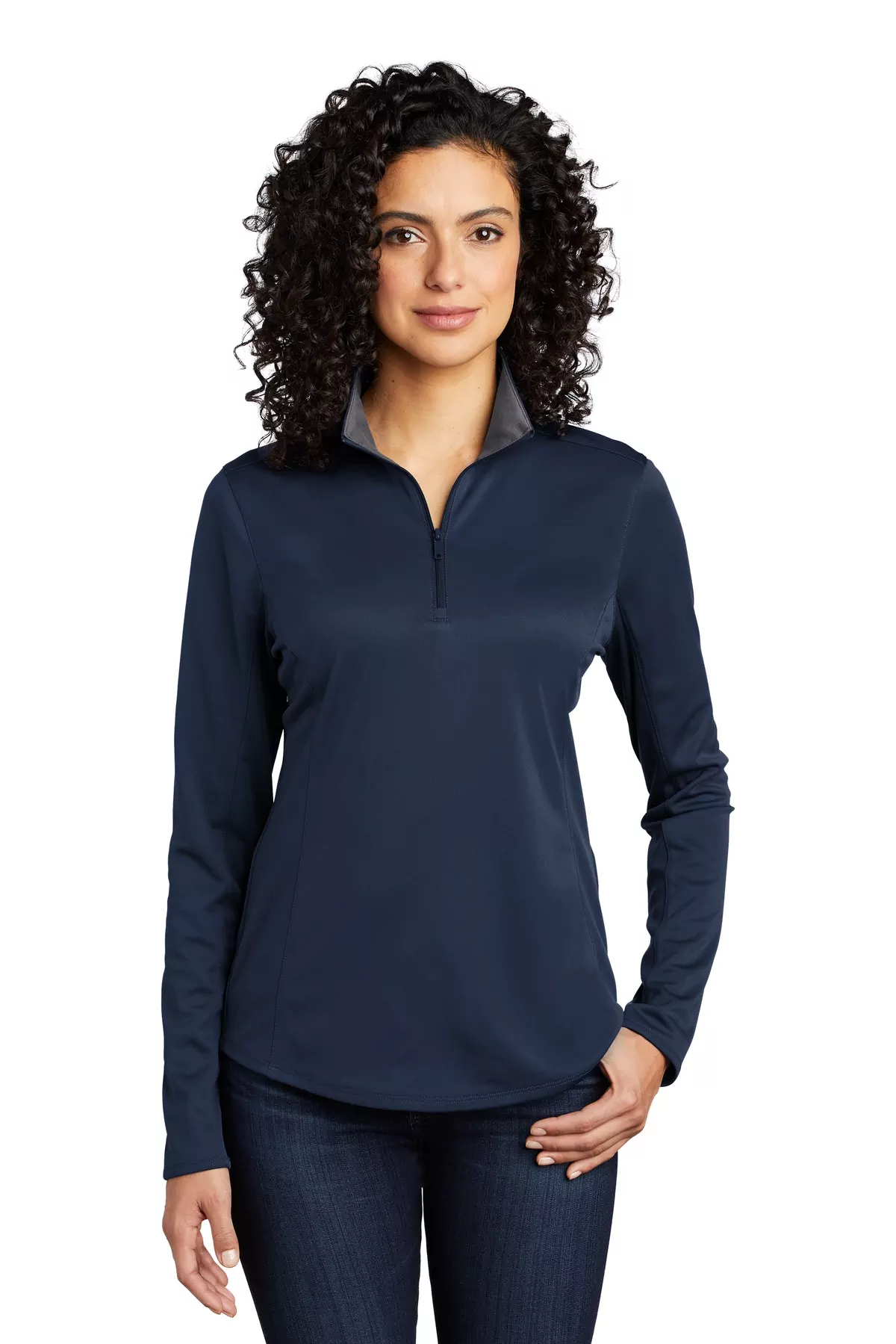 Port Authority ® Ladies Silk Touch Performance 1/4-Zip LK584