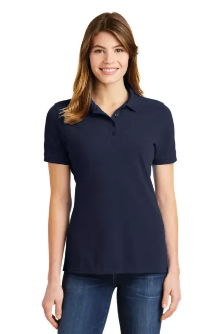Port & Company ®  Ladies Combed Ring Spun Pique Polo. LKP1500
