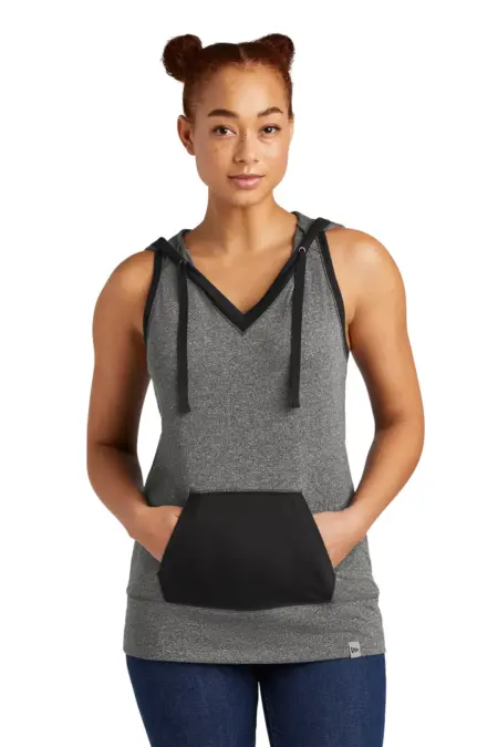 New Era ® Ladies Heritage Blend Hoodie Tank. LNEA106