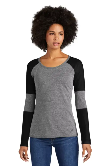 New Era  ®  Ladies Tri-Blend Performance Baseball Tee. LNEA132