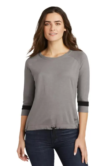 New Era  ®  Ladies Tri-Blend 3/4-Sleeve Tee LNEA136