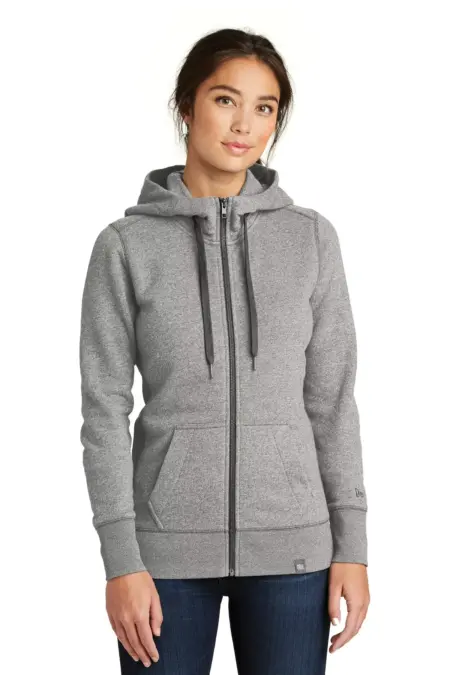 New Era  ®  Ladies French Terry Full-Zip Hoodie. LNEA502
