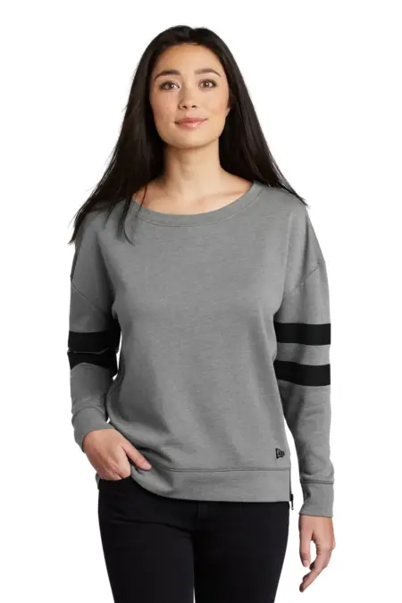 New Era  ®  Ladies Tri-Blend Fleece Varsity Crew LNEA513