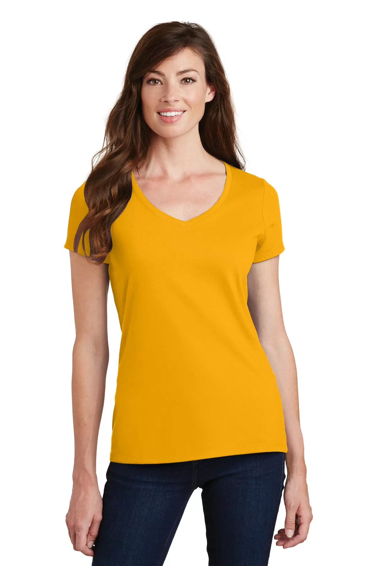 Port & Company ® Ladies Fan Favorite V-Neck Tee. LPC450V - Image 10