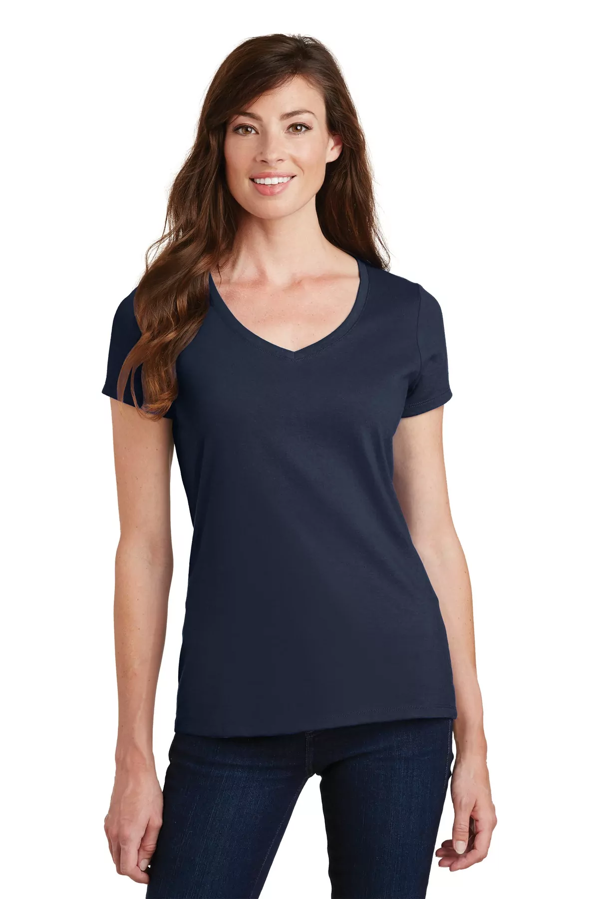 Port & Company ® Ladies Fan Favorite V-Neck Tee. LPC450V - Image 8