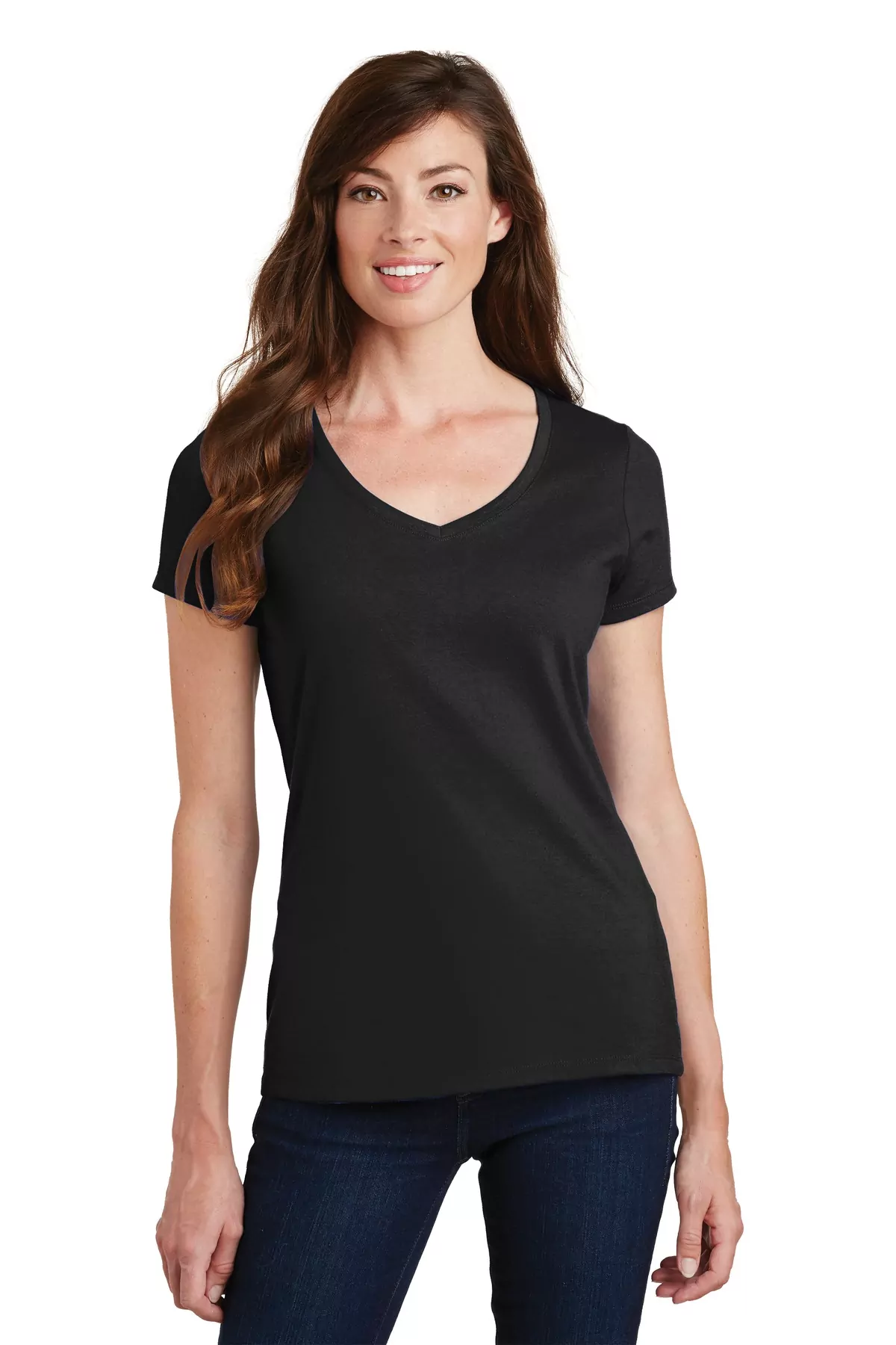 Port & Company ® Ladies Fan Favorite V-Neck Tee. LPC450V - Image 13