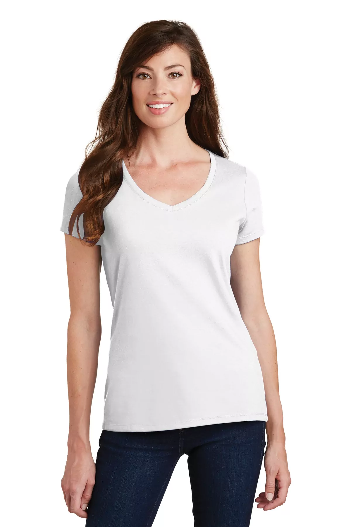 Port & Company ® Ladies Fan Favorite V-Neck Tee. LPC450V - Image 12