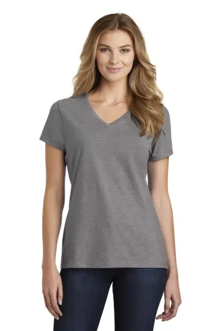 Port & Company  ®  Ladies Fan Favorite    Blend V-Neck Tee. LPC455V