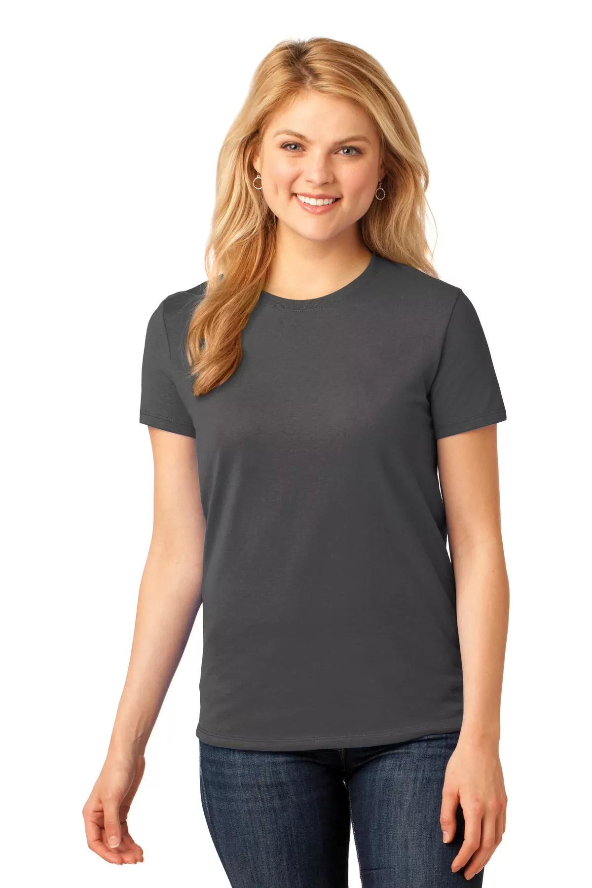 Port & Company ® Ladies Core Cotton Tee. LPC54 - Image 5