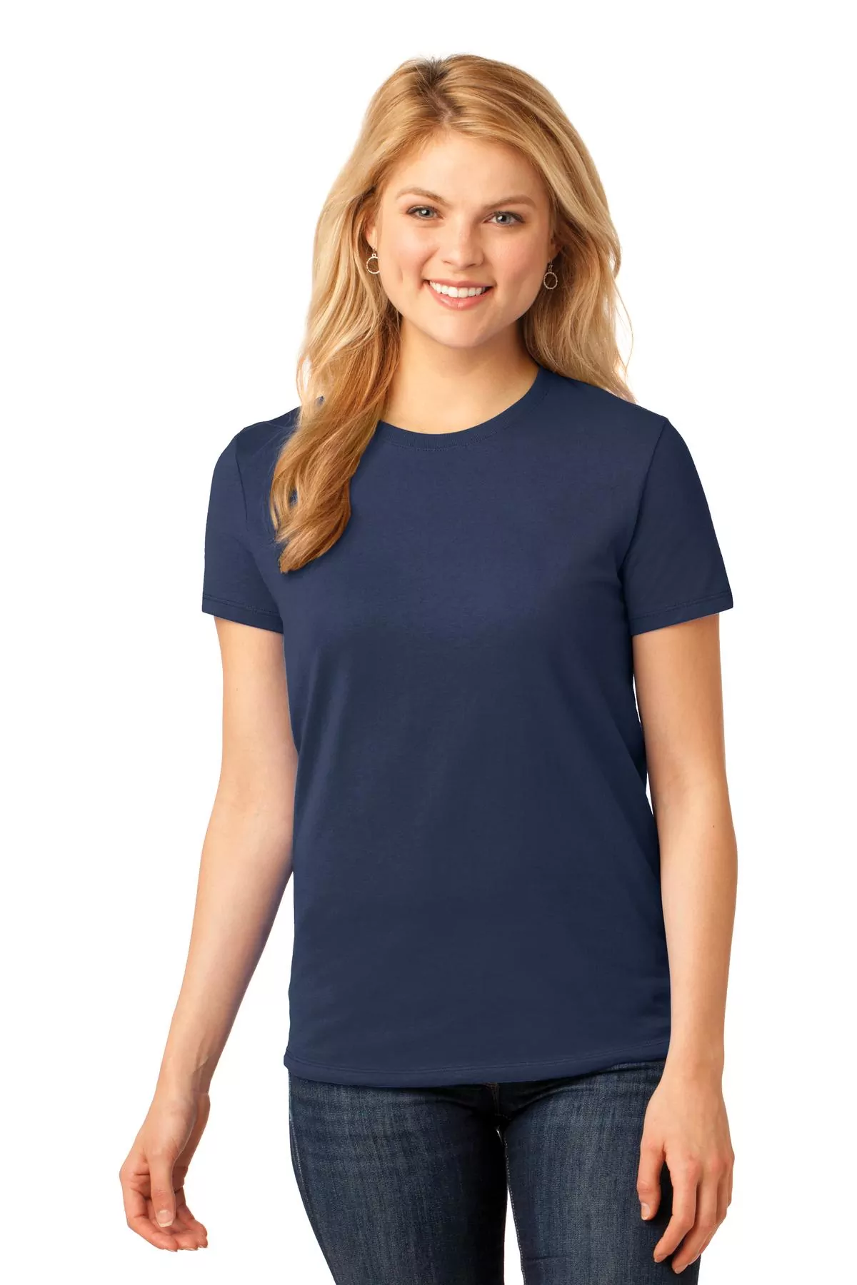 Port & Company ® Ladies Core Cotton Tee. LPC54 - Image 4