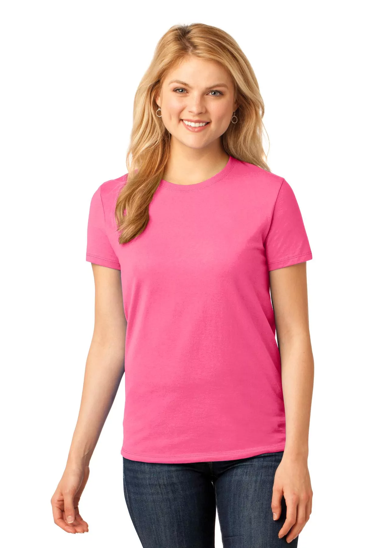 Port & Company ® Ladies Core Cotton Tee. LPC54 - Image 2