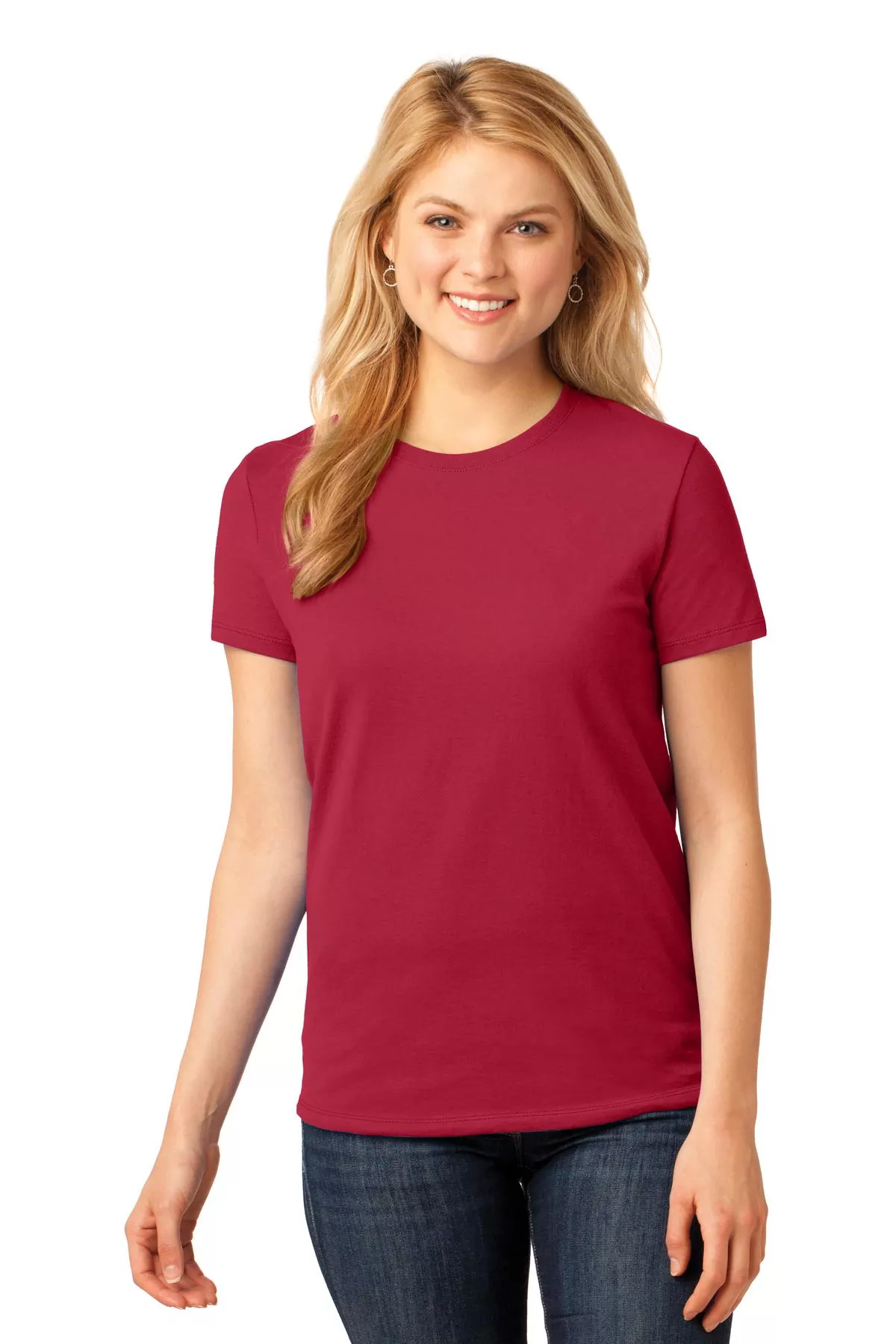 Port & Company ® Ladies Core Cotton Tee. LPC54 - Image 8