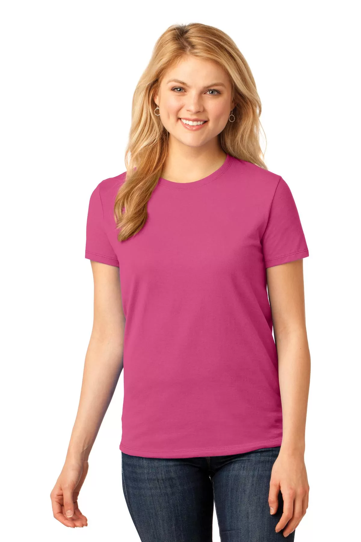 Port & Company ® Ladies Core Cotton Tee. LPC54 - Image 9