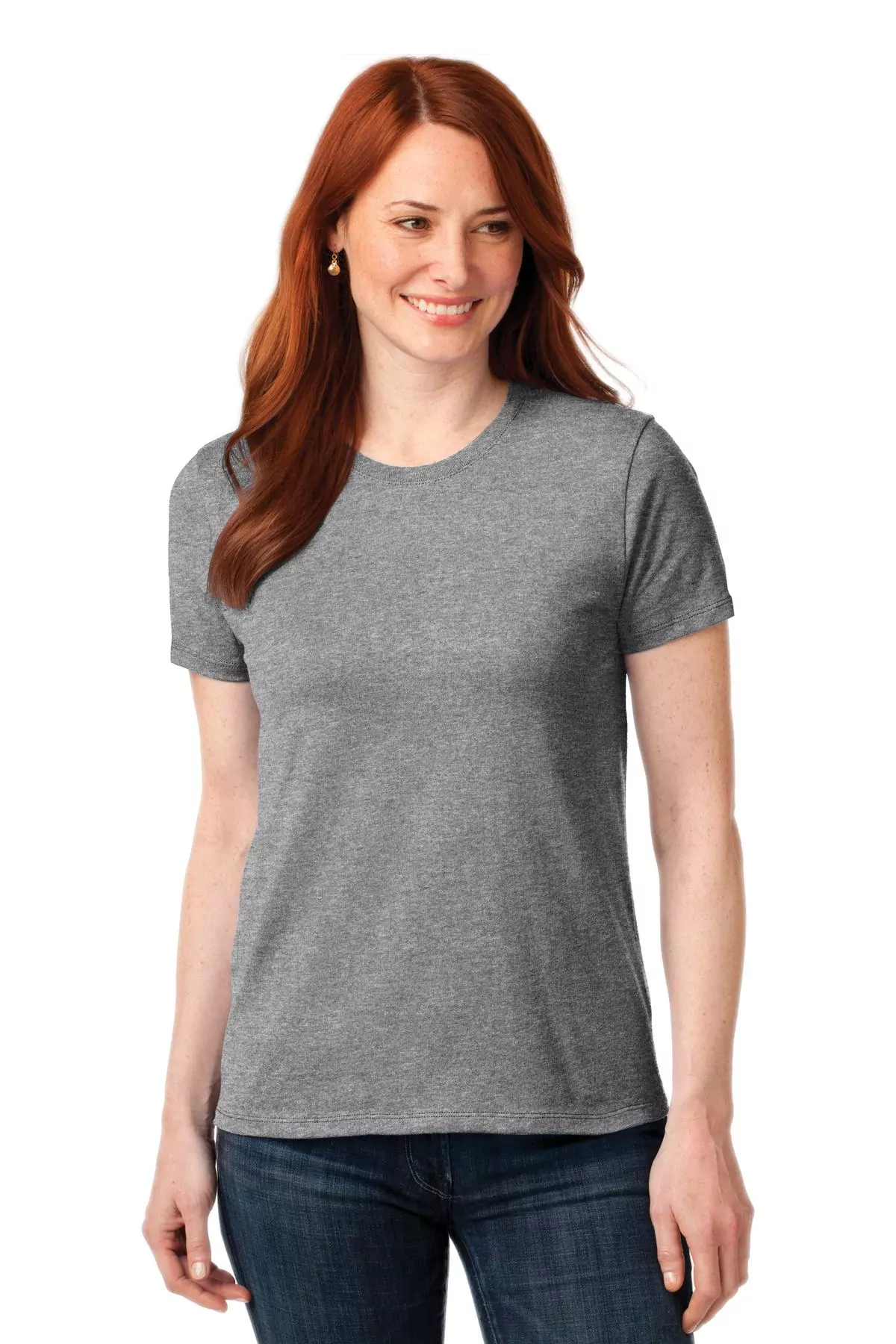 Port & Company ® Ladies Core Blend Tee. LPC55 - Image 2