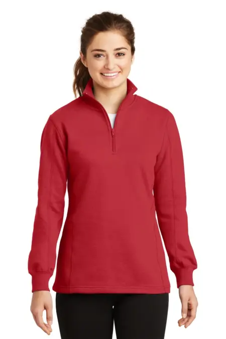 Sport-Tek ® Ladies 1/4-Zip Sweatshirt. LST253