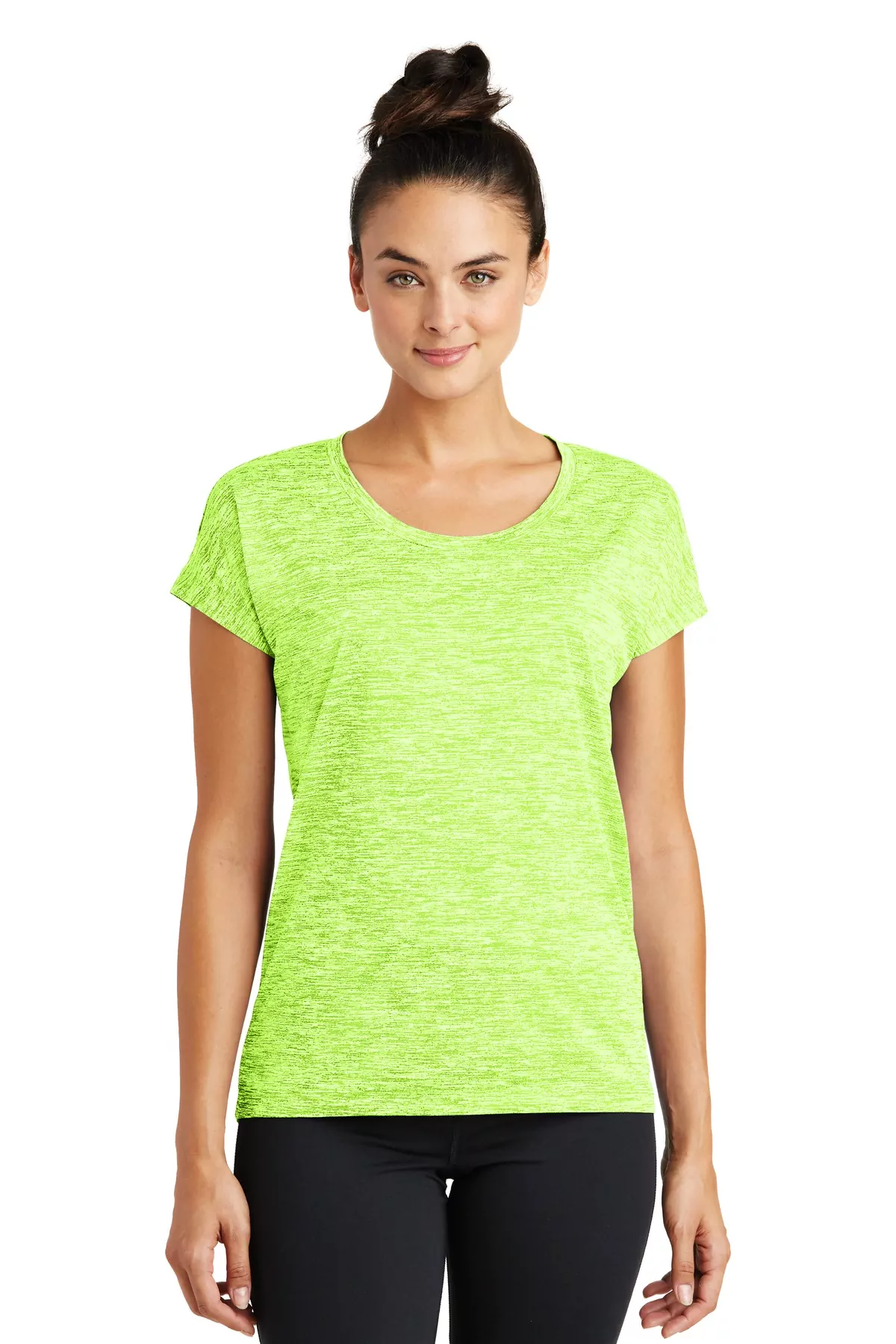 Sport-Tek ® Ladies PosiCharge ® Electric Heather Sporty Tee. LST390 - Image 5