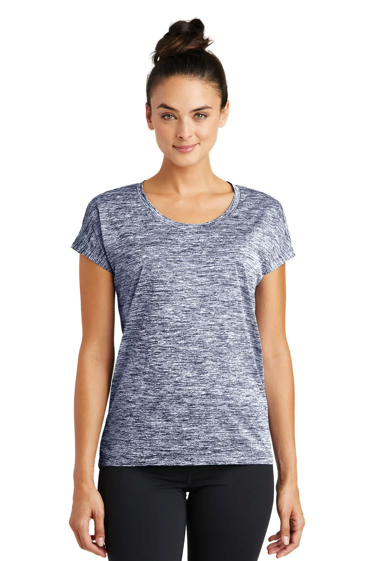 Sport-Tek ® Ladies PosiCharge ® Electric Heather Sporty Tee. LST390