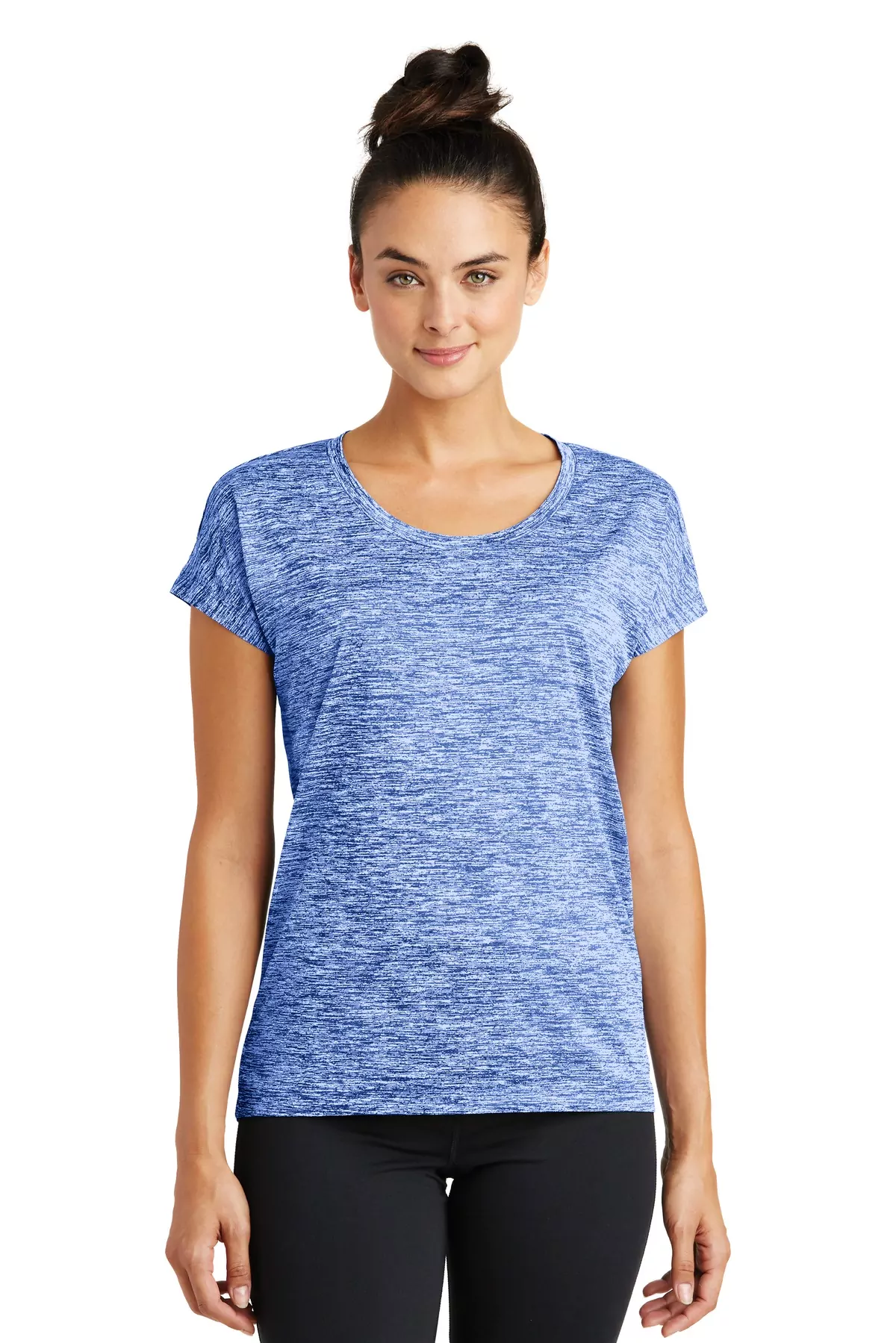 Sport-Tek ® Ladies PosiCharge ® Electric Heather Sporty Tee. LST390 - Image 6