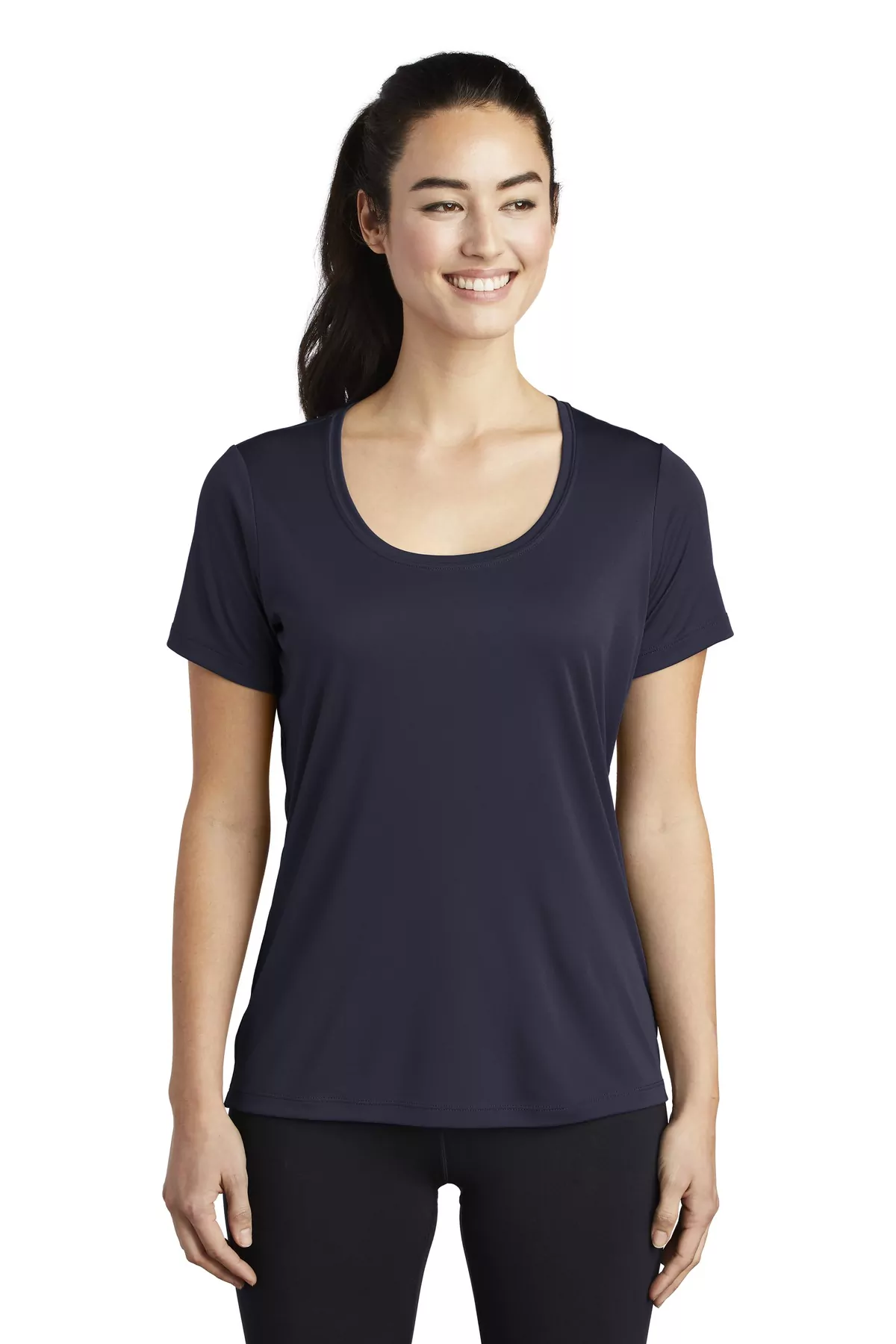 Sport-Tek ® Ladies Posi-UV ® Pro Scoop Neck Tee. LST420 - Image 4