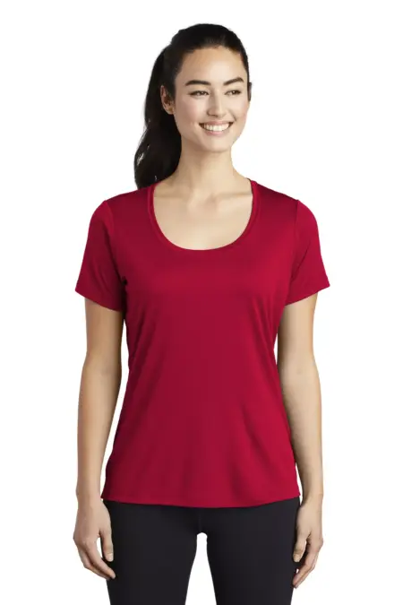 Sport-Tek  ®  Ladies Posi-UV ®  Pro Scoop Neck Tee. LST420