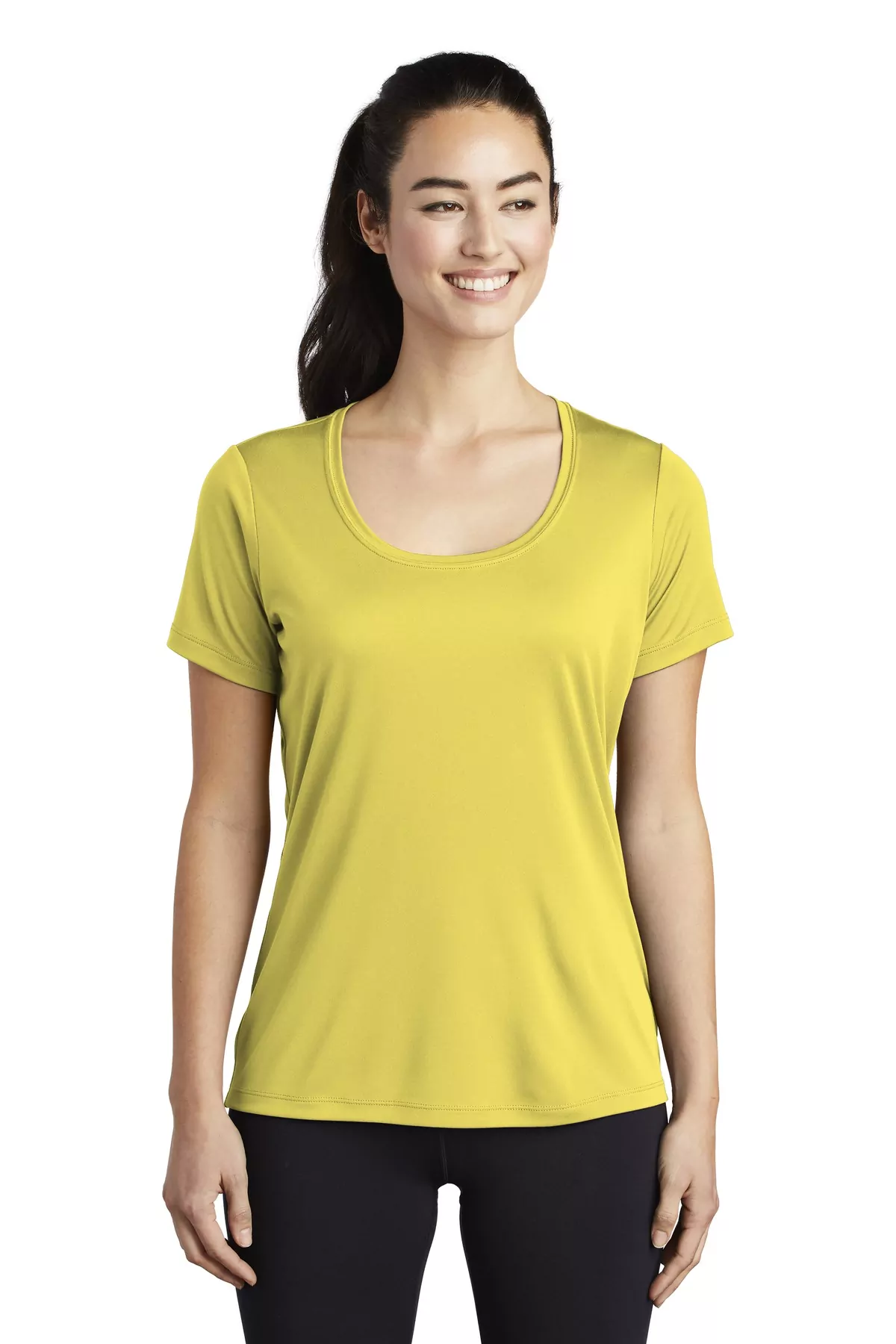 Sport-Tek ® Ladies Posi-UV ® Pro Scoop Neck Tee. LST420 - Image 3