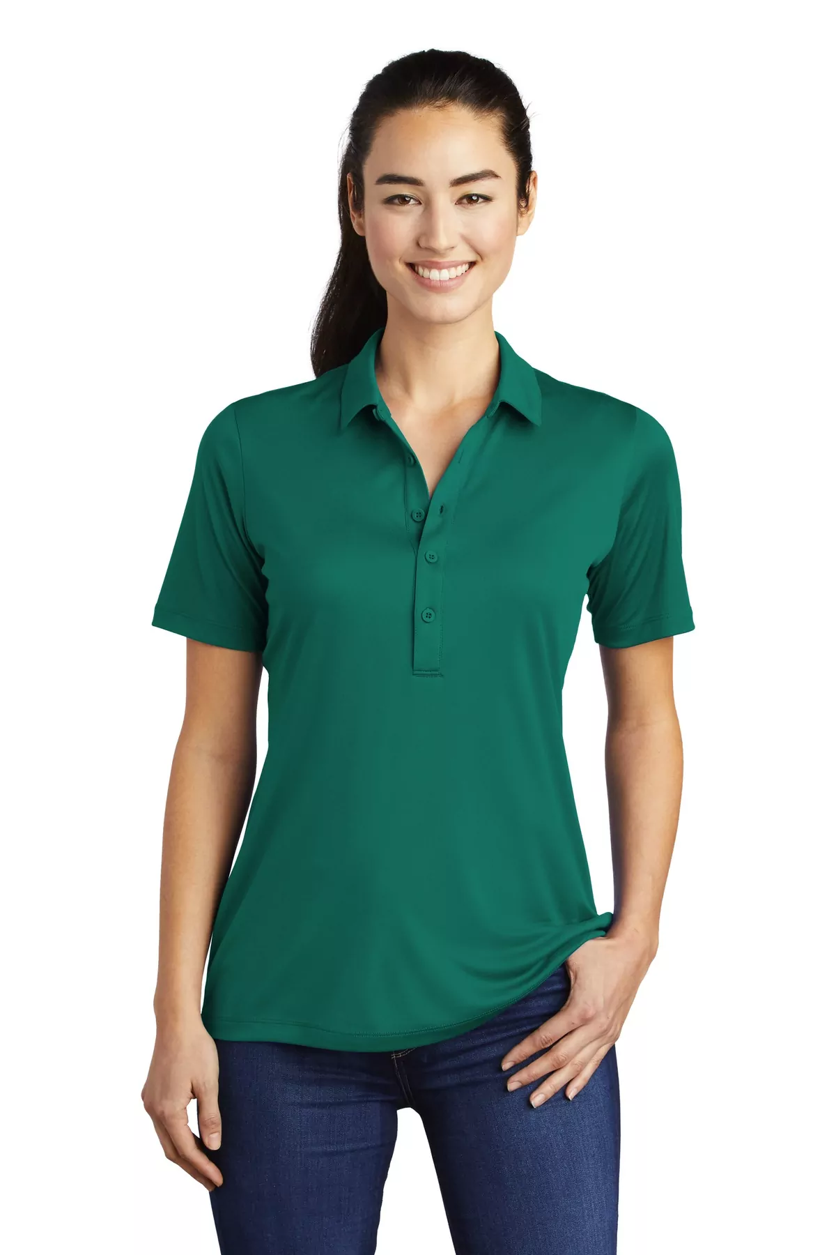 Sport-Tek ® Ladies Posi-UV ® Pro Polo. LST520 - Image 4