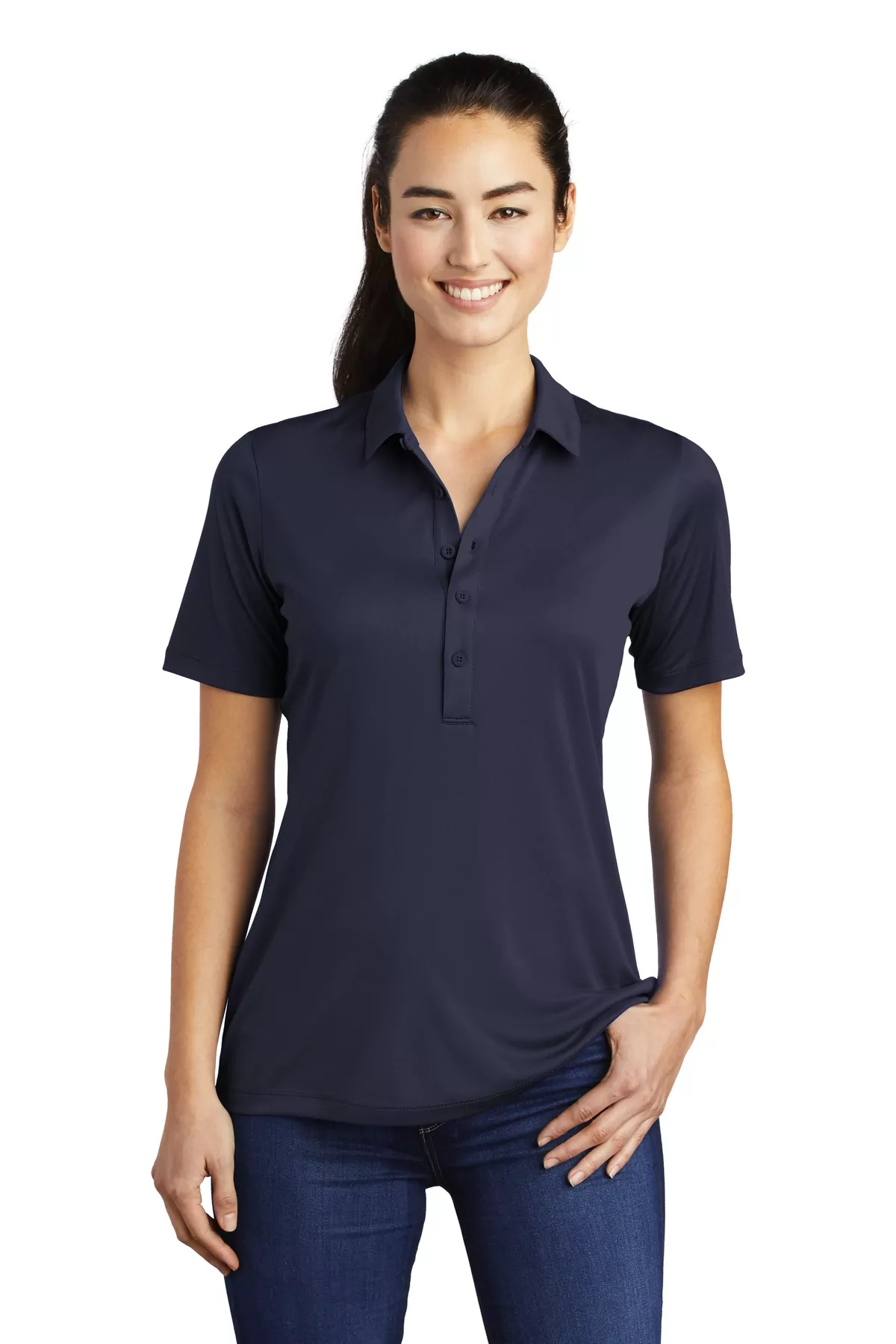 Sport-Tek ® Ladies Posi-UV ® Pro Polo. LST520