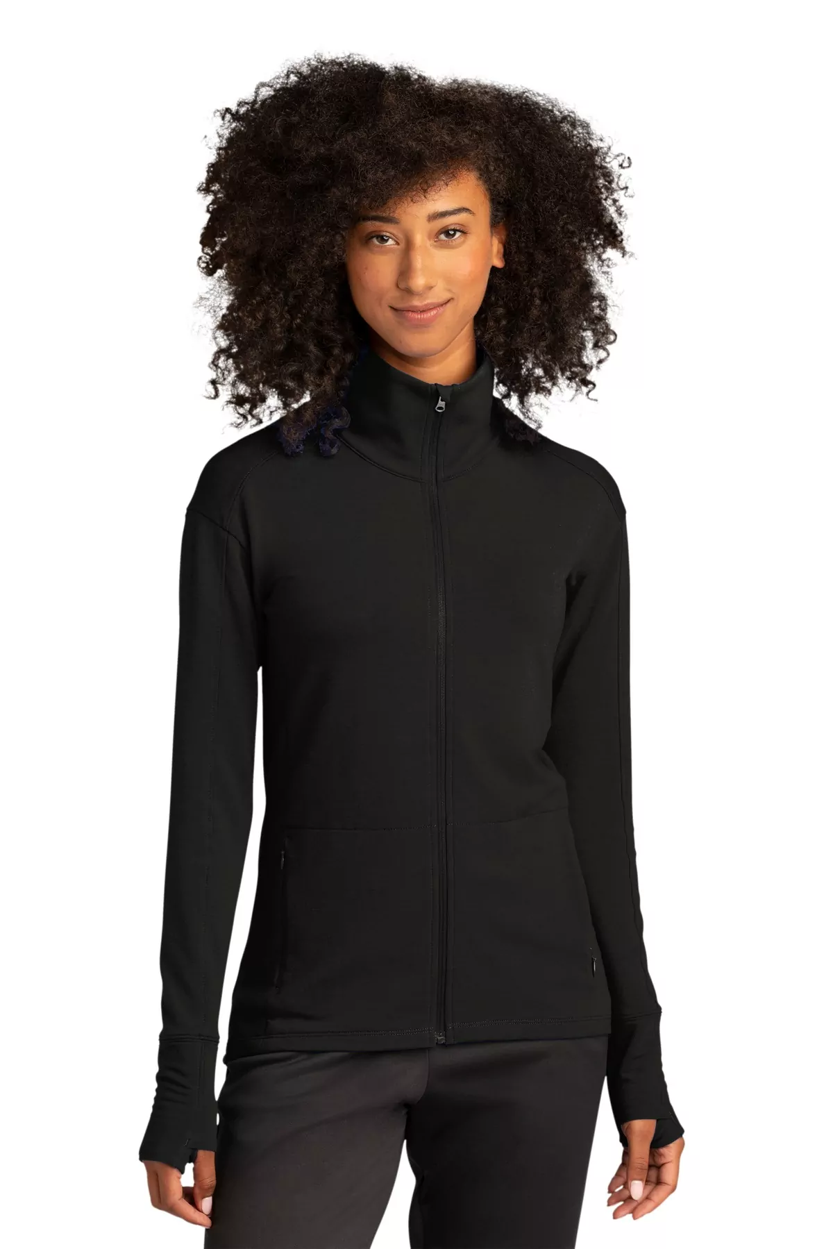 Sport-Tek ® Ladies Sport-Wick ® Flex Fleece Full-Zip. LST560