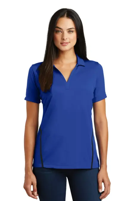 Sport-Tek ®  Ladies Contrast PosiCharge ®  Tough Polo ® . LST620
