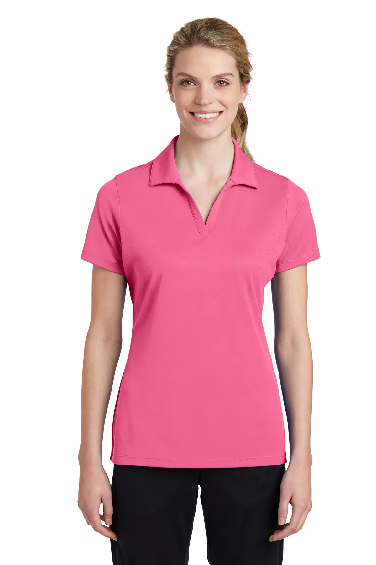 Sport-Tek ® Ladies PosiCharge ® RacerMesh ® Polo. LST640 - Image 4