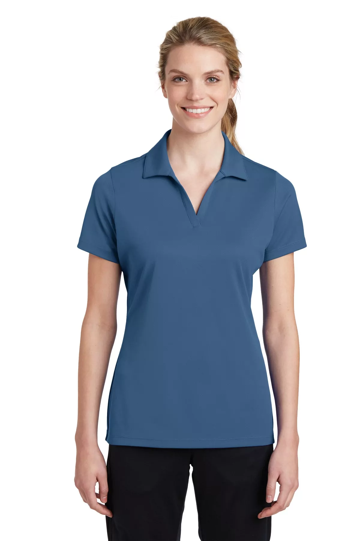 Sport-Tek ® Ladies PosiCharge ® RacerMesh ® Polo. LST640 - Image 7
