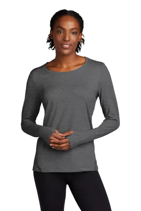Sport-Tek  ®  Ladies Exchange 1.5 Long Sleeve Crew. LST710