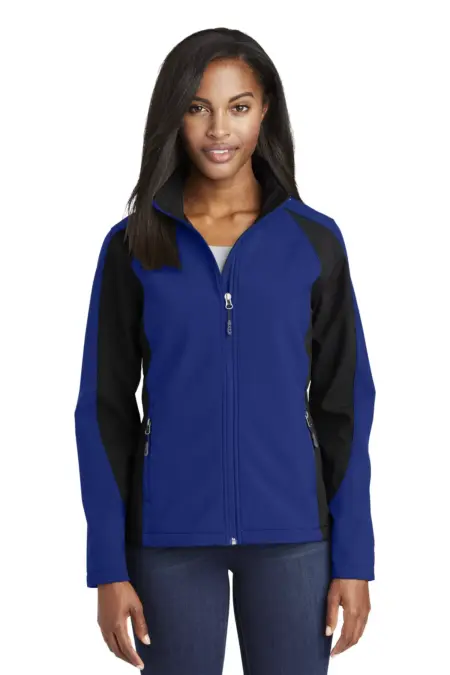 Sport-Tek ®  Ladies Colorblock Soft Shell Jacket. LST970