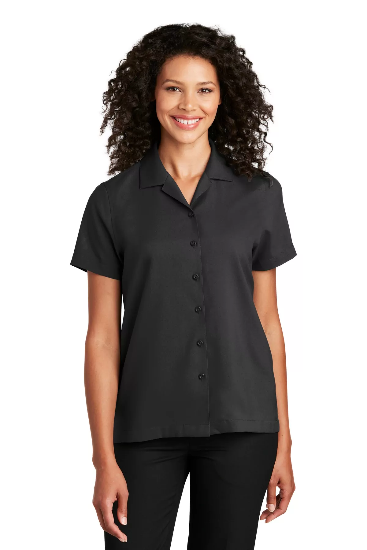 Port Authority ® Ladies Short Sleeve Performance Staff Shirt LW400 - Image 3