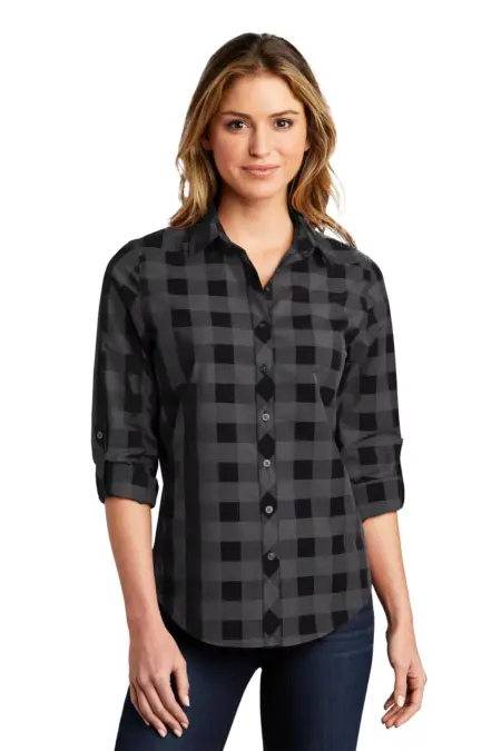 Port Authority  ®  Ladies Everyday Plaid Shirt. LW670