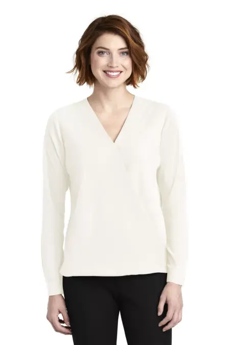 Port Authority  ®  Ladies Wrap Blouse. LW702